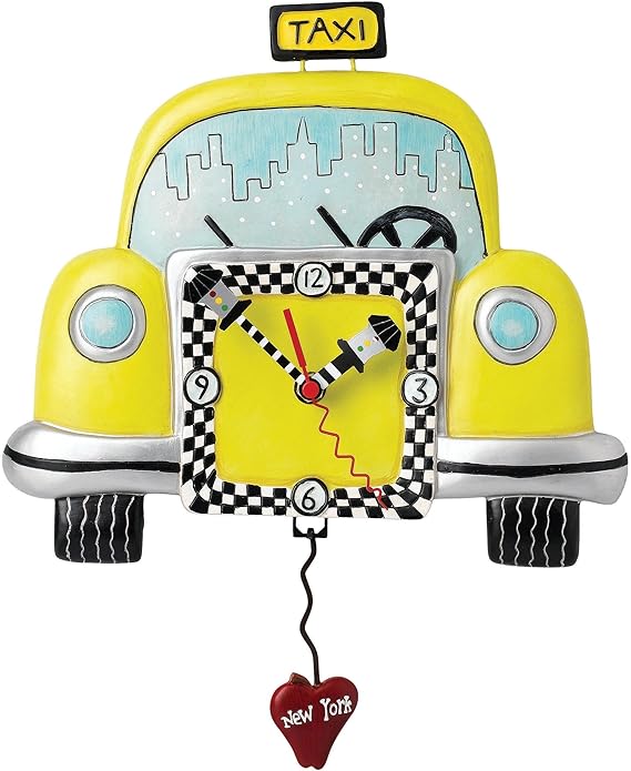 Allen Designs Cabby Wall Clock Amazon.co.uk Kitchen & Home