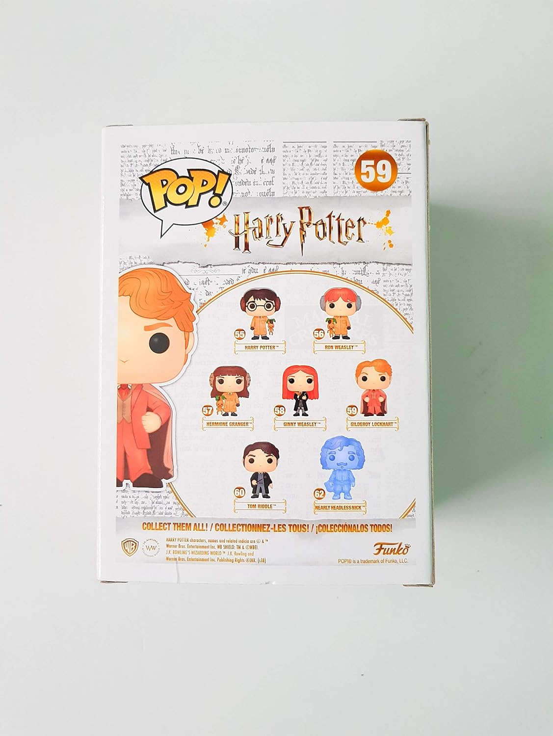 gilderoy lockhart pop vinyl