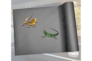 LWFCOEE Reptile Carpet Bearded Dragon Tank Accessories for 40 Gallon, 20 Gallon, 50 Gallon,75 Gallon Tank, 17.5x39 Inch Non-Adhesive Reptile Mat Terrarium Liner For Leopard Gecko, Snake, Lizard and Tortoise