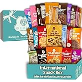 Ceres Gourmet International Exotic Snack Box Variety Pack, 22 Count Premium Foreign Rare Snack Food Gifts with Suprise Item f