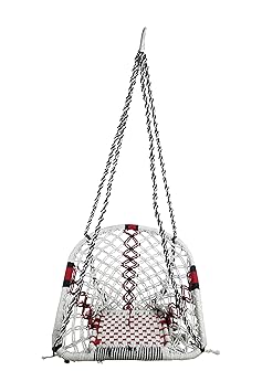 Ethnic Karigari Home Decor Outdoor | Indoor Patio Chair Swing for Home \ Garden \ Balcony Incredible Gifts for Kids and Adults (135 x 57 x 43 cm)