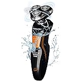 BARBEADOR ELÉTRICO SENSITIVE DERMA CARE, Mallory, B90300100, Preto/Laranja