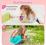 BEBANG 1000X Handheld Digital Microscope 4K 2.0in Screen Kids Pink view 5
