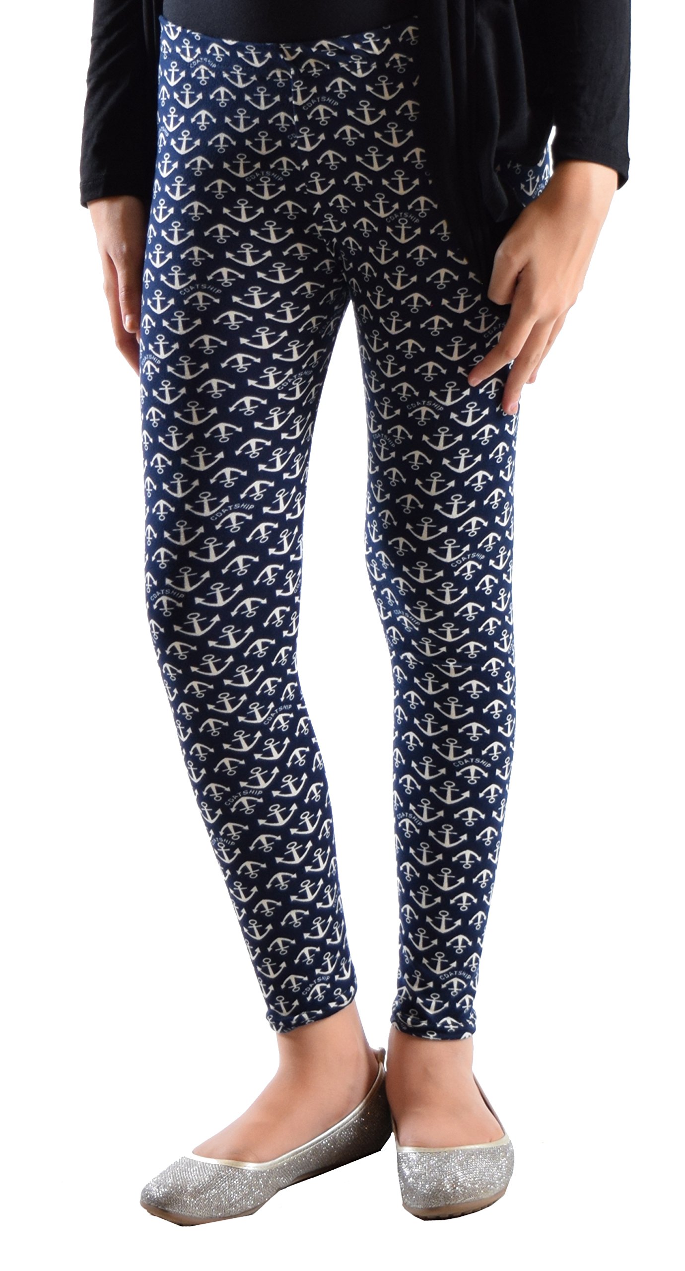 Dinamit Jeans Girl's Fun Printed Leggings Anchor M