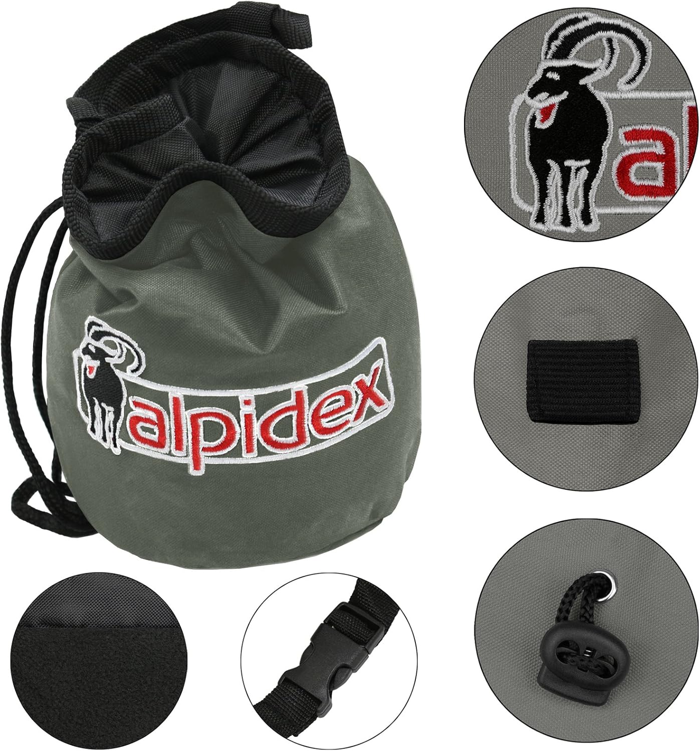ALPIDEX Chalkbag in including 3 x Chalk Ball 35 g BigaMart
