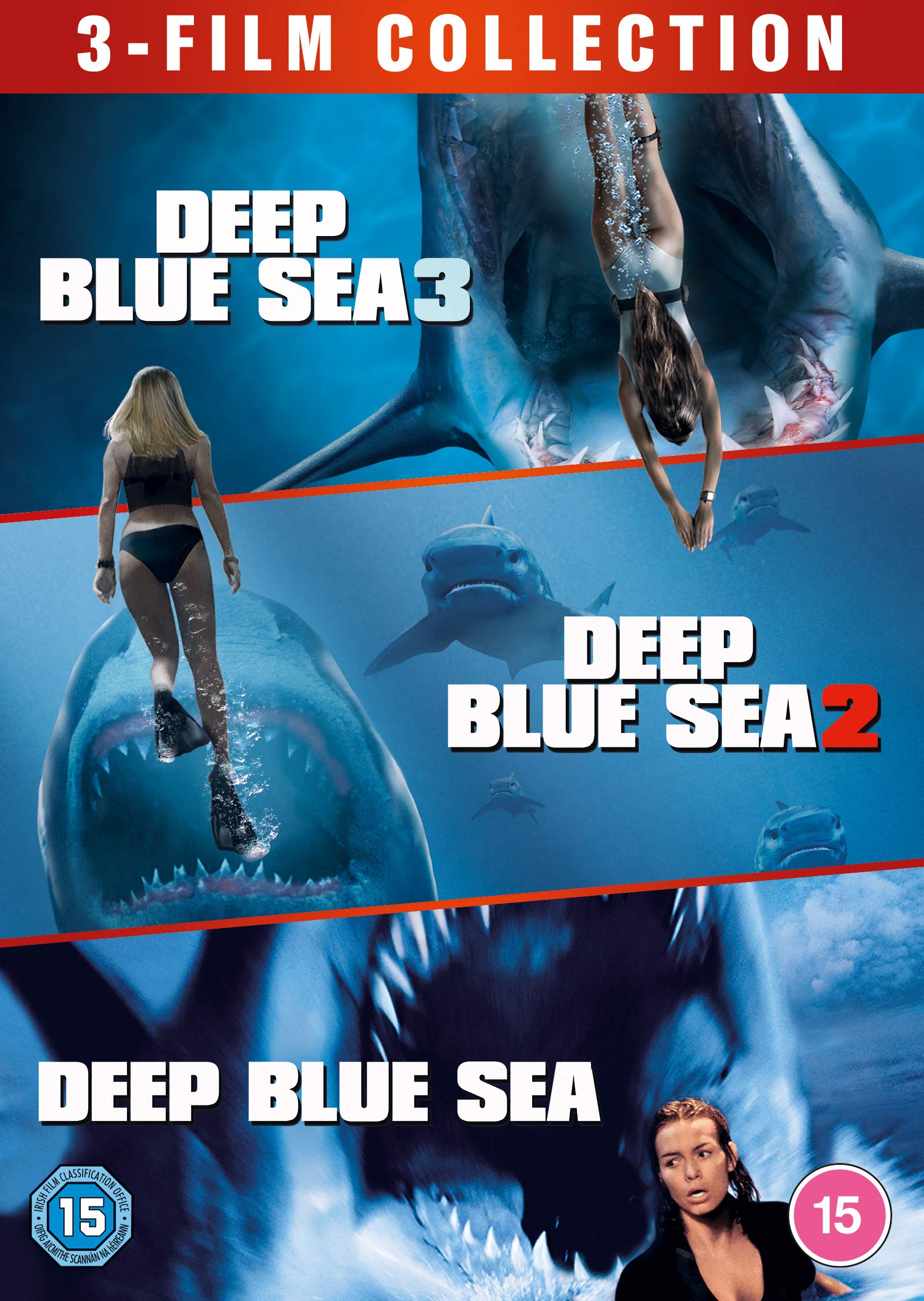 Deep Blue Sea 3-Film Collection [Deep Blue Sea / Deep Blue Sea 2 / Deep Blue Sea 3] [DVD] [2020]