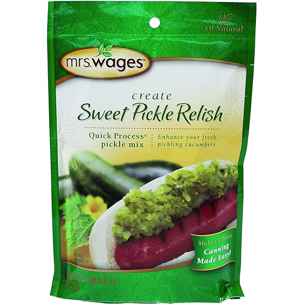 Mrs Wages Sweet Pickle Mix - Quick Process Pickle Mix For Canning And Preserving