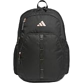 adidas Prime School Backpack 37L | Padded 17-In. Laptop Sleeve, Water-Bottle Pockets, LoadSpring Carry, Rolls With Your Suitcase, School Gym &amp; Travel Ready