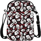 VAMSII Funny Clown Crossbody Bag Clown Movie Merch Horror Movie Fans Gift