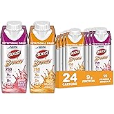 BOOST Breeze Clear Nutritional Drink, Wild Berry &amp; Orange, 8 FL OZ, 24 pk | 250 Calories, 19 Vitamins &amp; Minerals, 9g Protein, Fortified Clear Nutritional Drink with Vitamin A &amp; Zinc