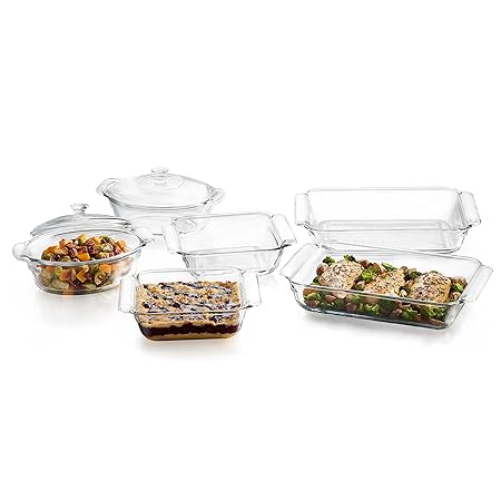 Libbey Baker s Premium 6 piezas Juego de plato para servir de ...