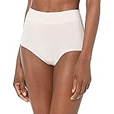 Warner's Women's No Pinching No Problems Hi Cut Brief Panty