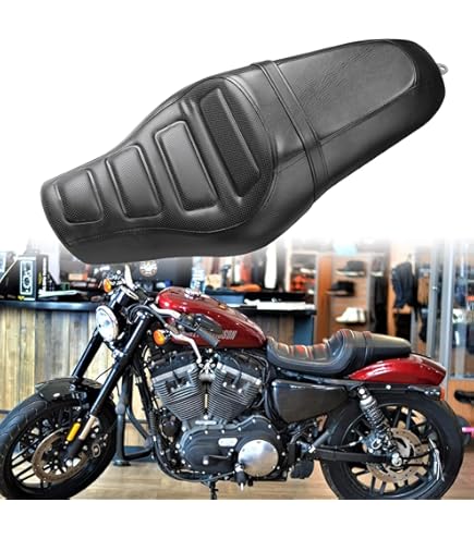 Two-up Driver Passenger Seat For Harley Iron XL 883 1200 Sportster