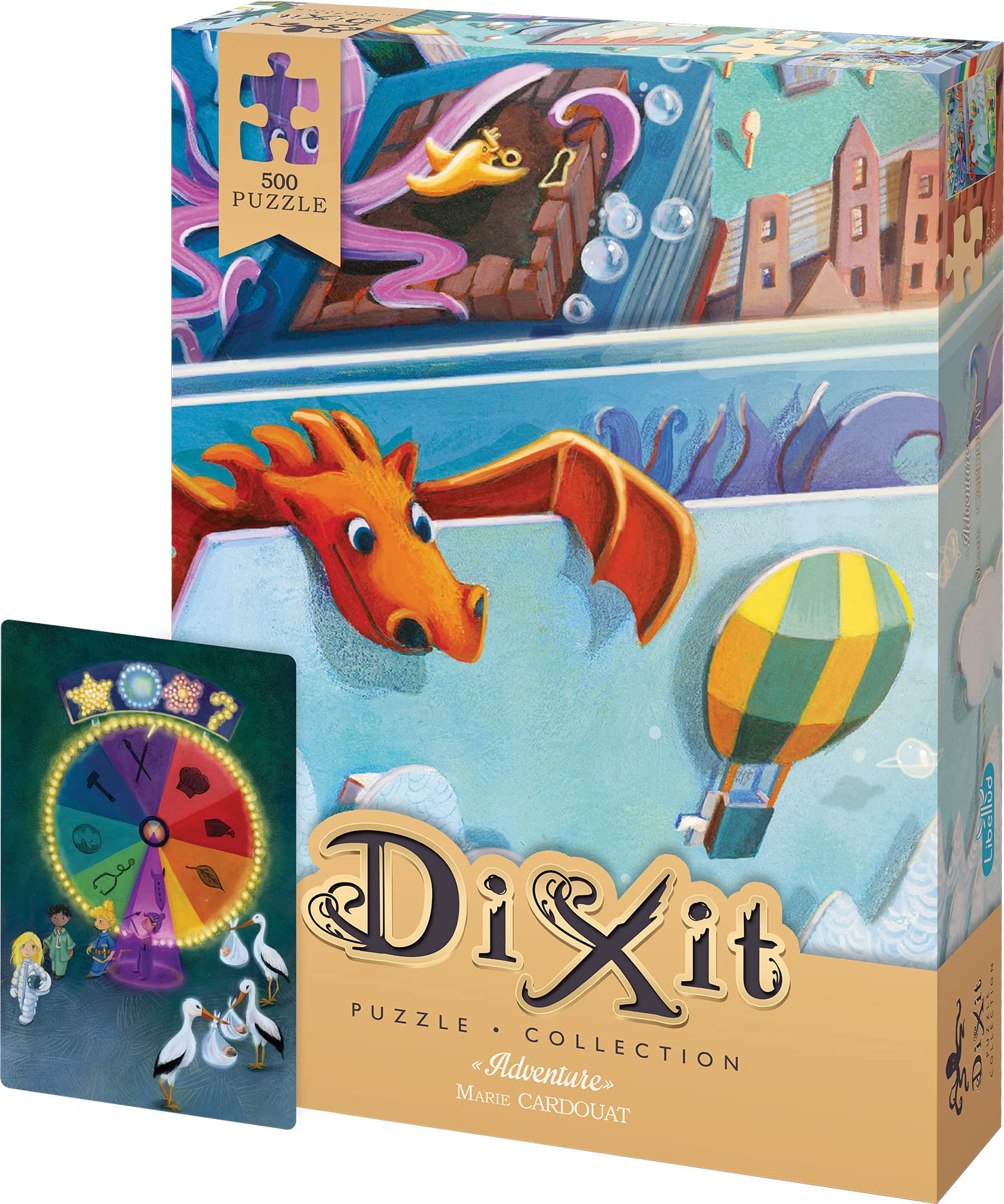 Libellud | Dixit 500p Puzzle - Adventure | Puzzle | Ages 6+ | 1+ Players