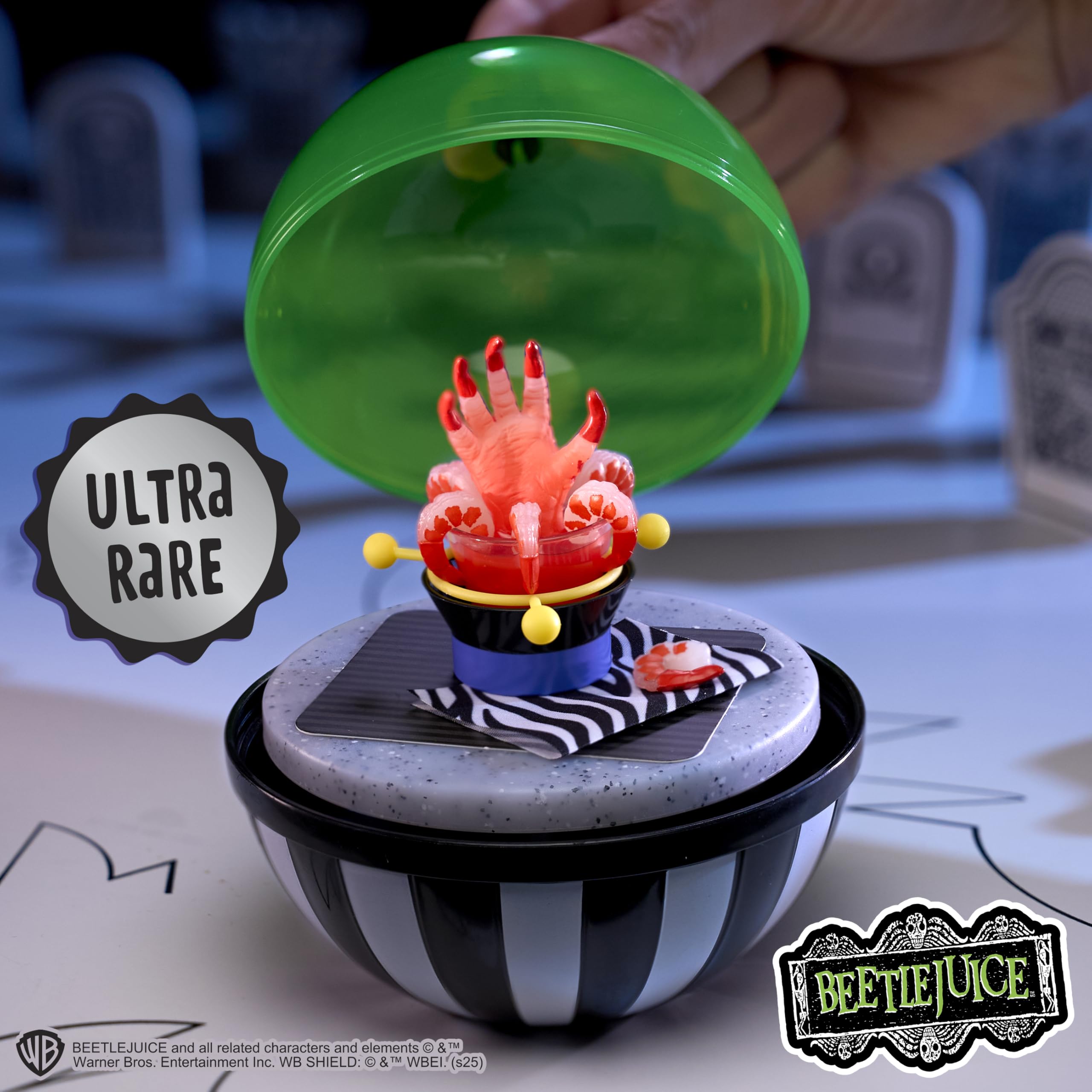 MGA's Miniverse Make It Mini Halloween (3 Pack), Beetlejuice, Mini Collectibles, Mystery Blind Packaging, Spooky, Halloween, Seasonal, DIY, Crafts, Resin Play, Replica Food, NOT EDIBLE, Collectors, 8+