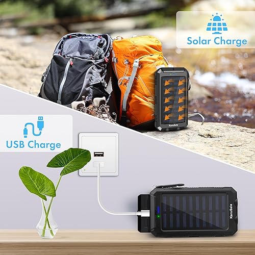 Solar Power Bank Portable Charger 50000mah Battery Pack Fast