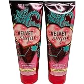 Bath & Body Works Womens Velvet Sugar Ultimate Hydration Body Cream 8 Ounces Pack of 2