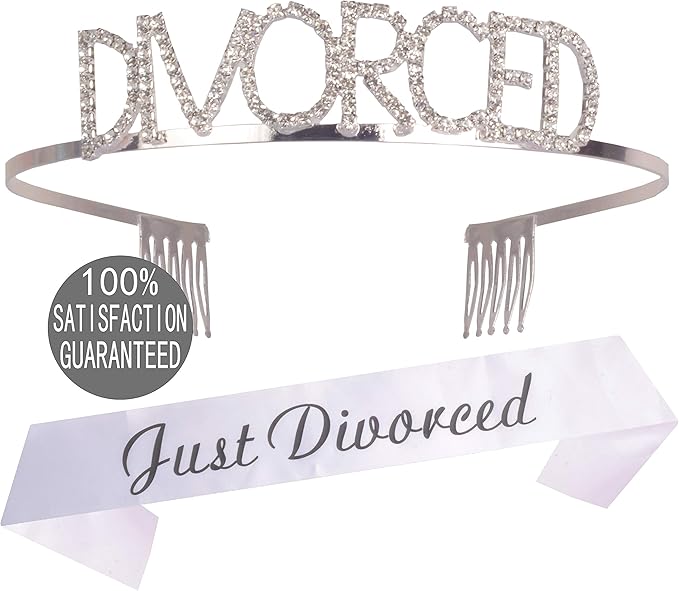 Divorce Party Decorations for Women, Just Divorced Tiara