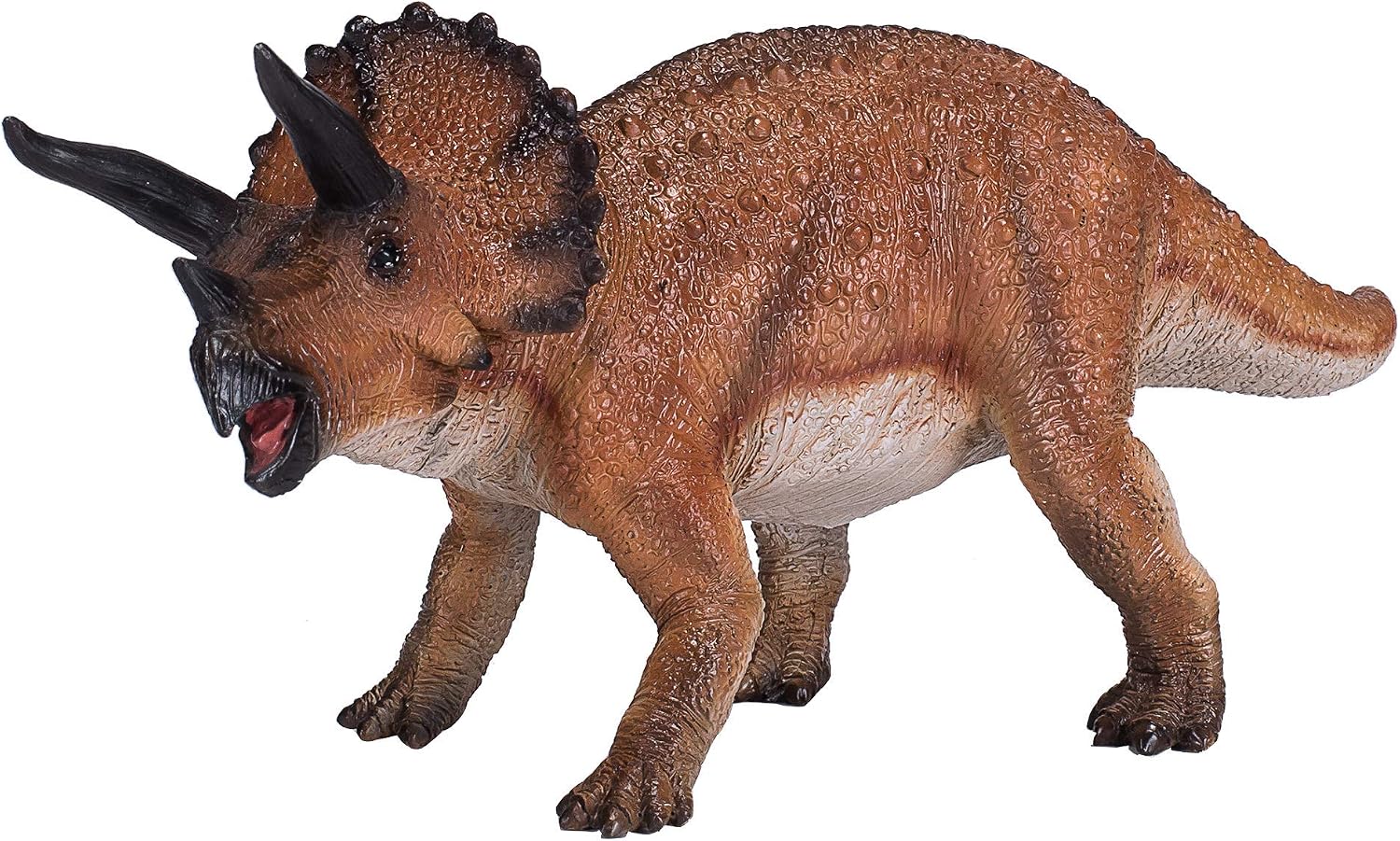 MOJO Triceratops Dinosaur Model Toy Figure, Brown, 16.8 cm - Image 4