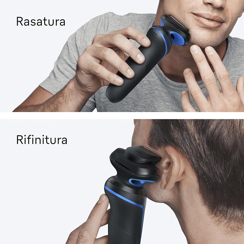 Serie 5 Rasoio Elettrico Barba, 1 Accessorio, 52-B1200si, Blu