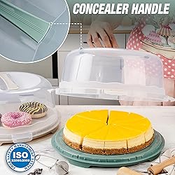 SECEL 13 Inch Cake Carrier With Lid And Handle