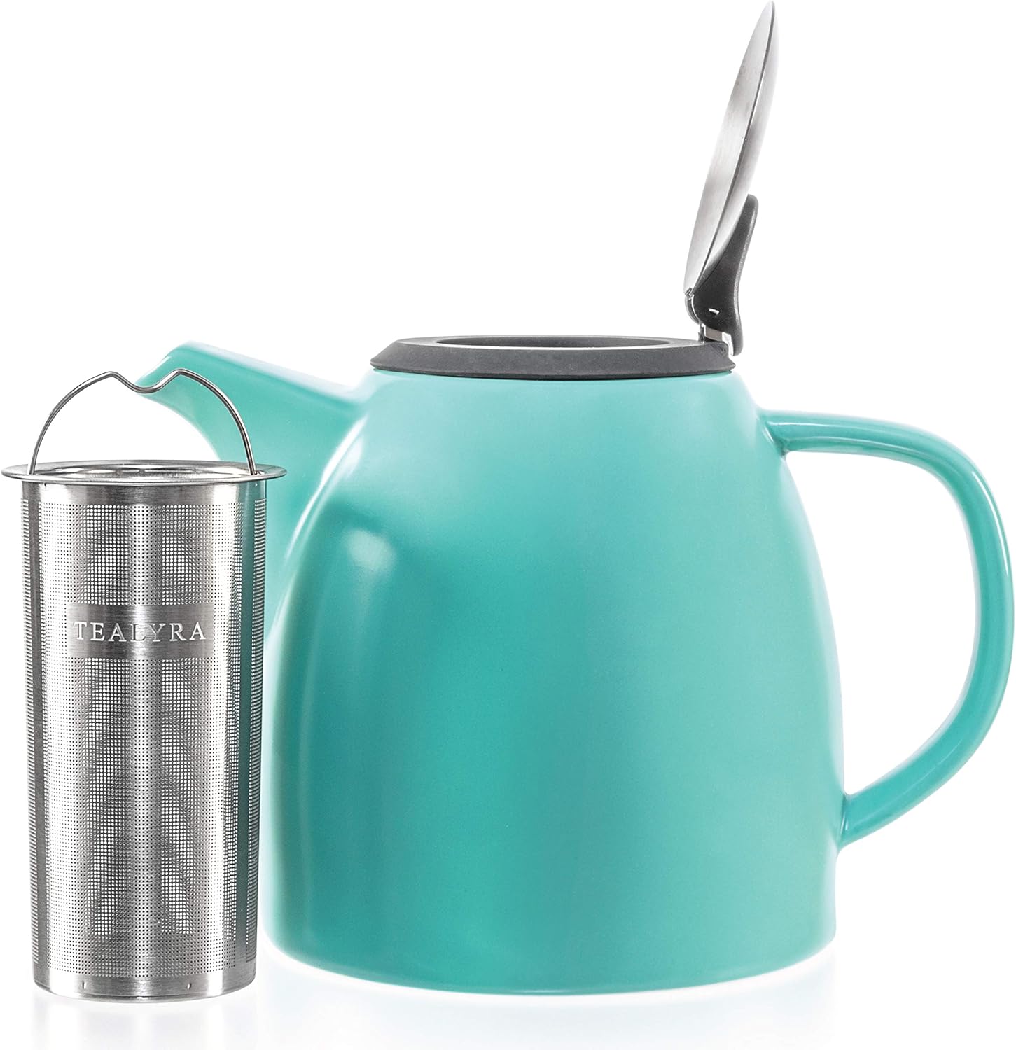 Tealyra Drago Ceramic Teapot Turquoise 1100ml (46 Cups) Large