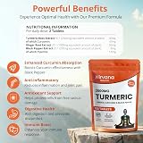 Nirvana Naturals Turmeric Tablets 2500mg with Ginger Black Pepper 120 view 4