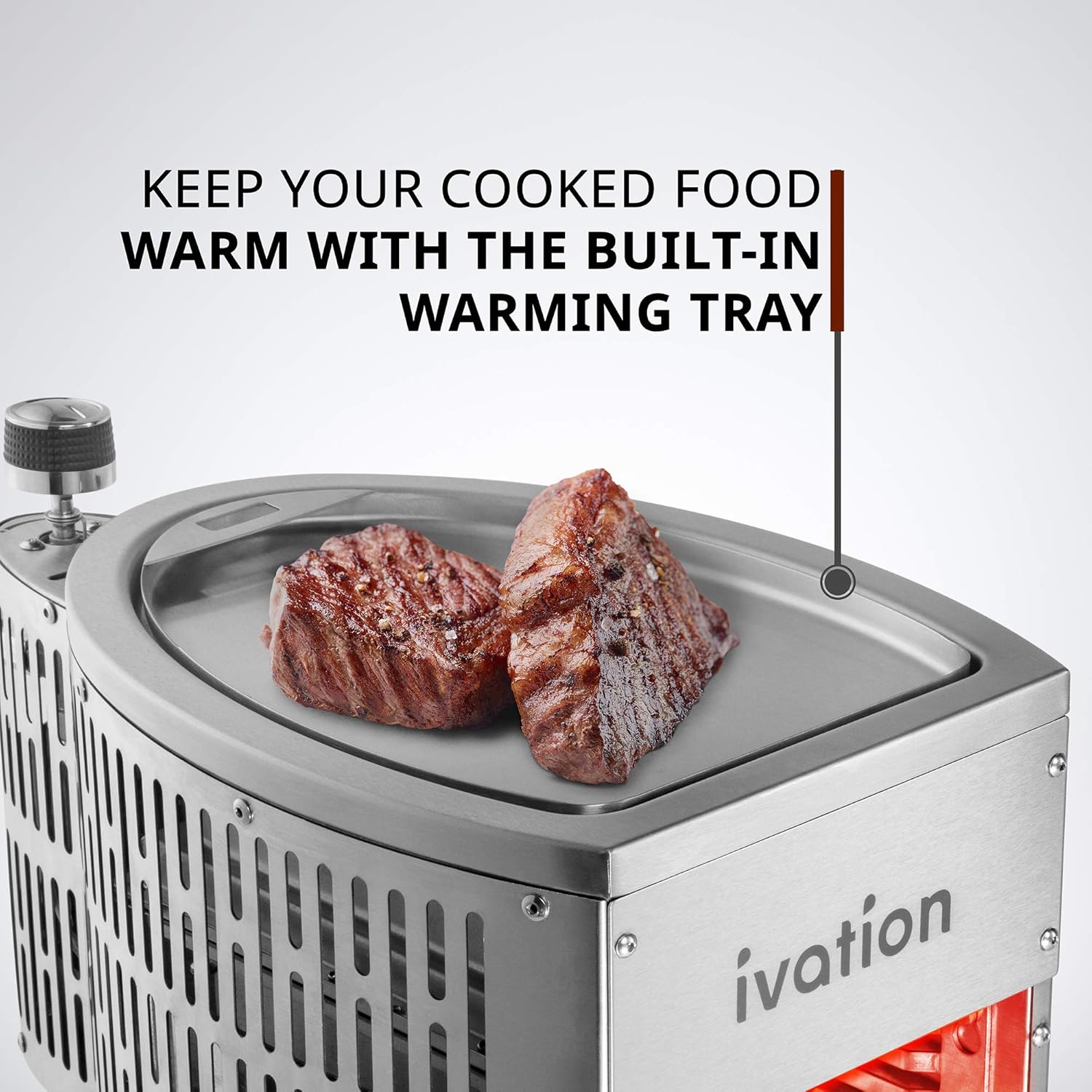 Review Ivation Propane Infrared Steakhouse Grill Broiler Heats to 1500