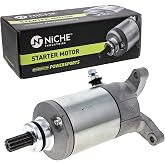 NICHE Starter Motor for Suzuki 31100-02C10 31100-02C01 | For Suzuki, Fits 1989-2004 Quadrunner 160 LT160/LTF160, 1985-1993 Quadrunner 230 LT230E/LTF230, 2002-2014 Ozark 250 LTF250