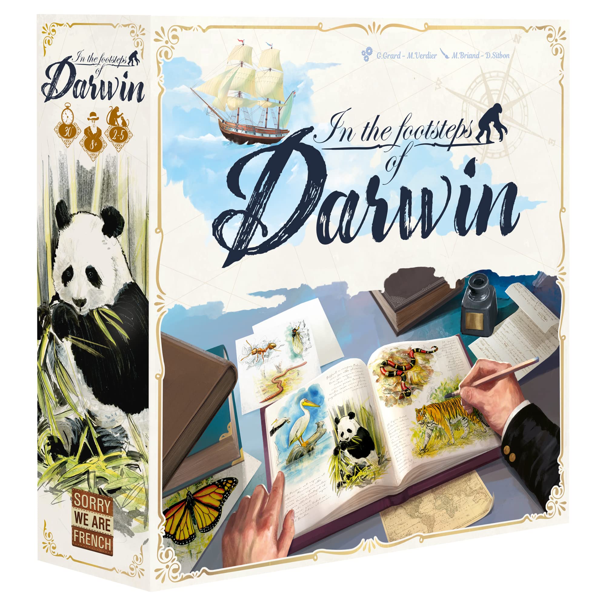 In the Footsteps of Darwin - Tile Laying Euro Style Board Game