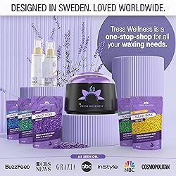 Tress Wellness Waxing Kit for Brazilian Wax - Easy