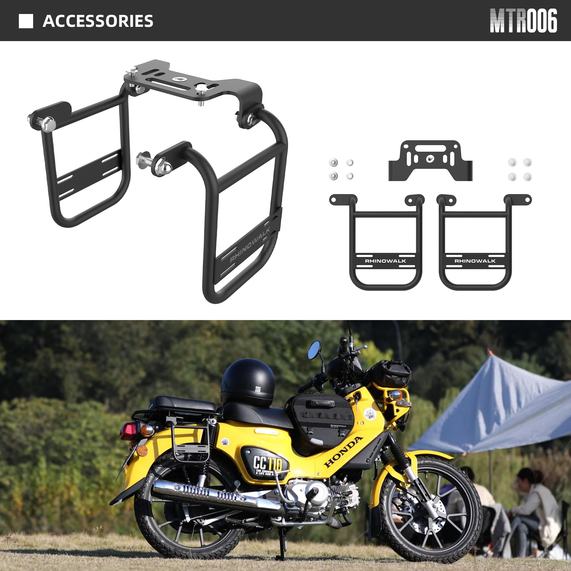 Mua Rhinowalk Honda CC110 Cross Cub Side Racks Pannier Racks trên ...