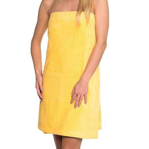 title=MIA Asciugamano da sauna con chiusura in velcro dalla collezione Sophie Bernard