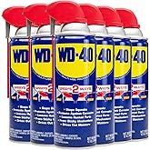 WD-40 Original Formula, Multi-Use Product with Smart Straw Sprays 2 Ways,12 OZ [6-Pack]