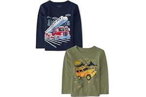 The Children's Place,Baby Boys,and Toddler Assorted Everyday Long Sleeve Graphic T-Shirts