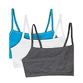 Fruit of The Loom Womens Spaghetti Strap Cotton Sports Bra - All-Day Comfort & Easy Movement