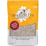 Mandelin Grower Direct Natural Unblanched Almond Flour (1 lb), With Skin, Non-GMO, Gluten Free, Vegan, Keto Plant Based Diet 
