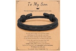 PINKDODO Boys Bracelet Birthday Valentine's Day Christmas Gifts for Teenage Teen Boys Son Grandson Nephew