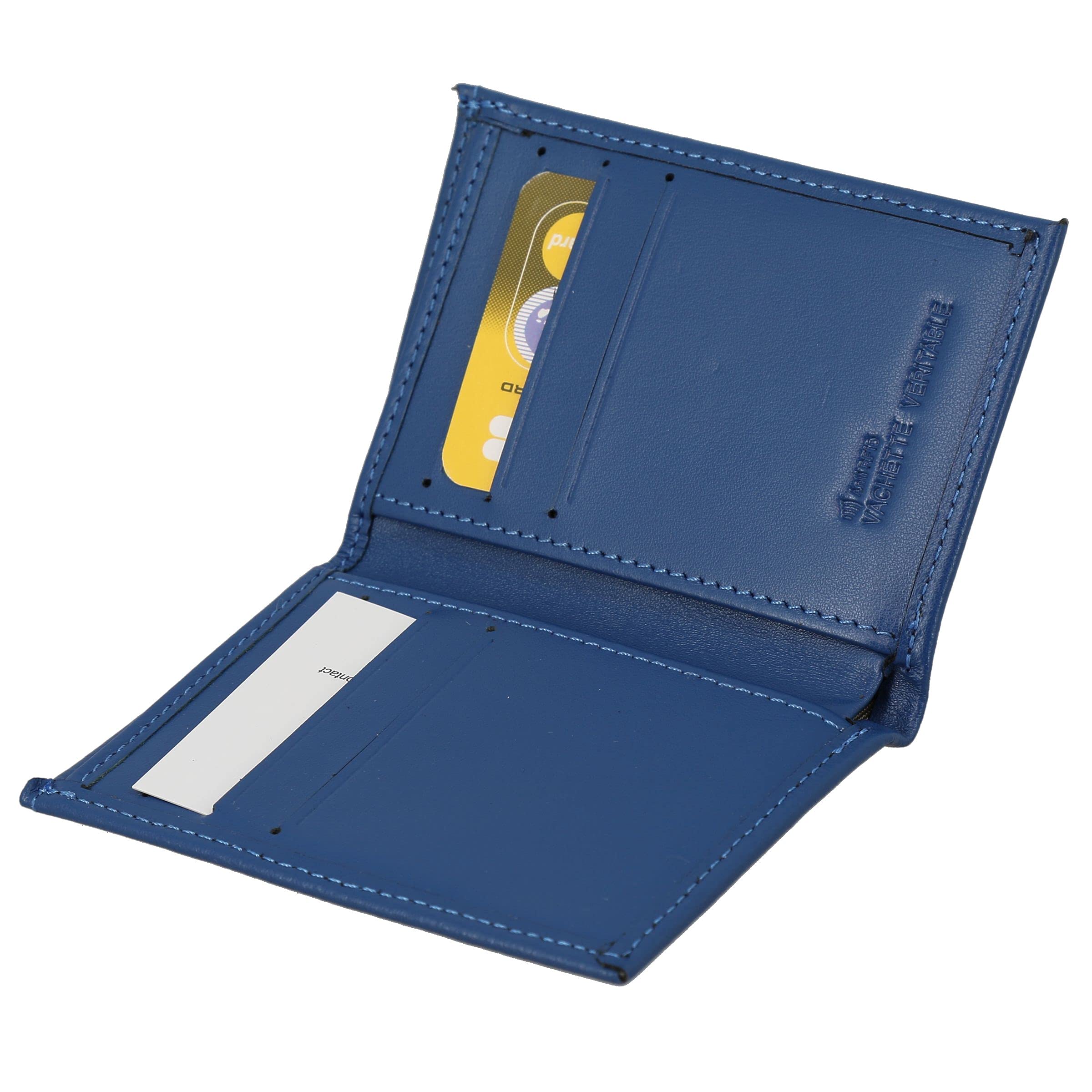 FASHIONGEN - SAWSAN leather cards holder - Cyan