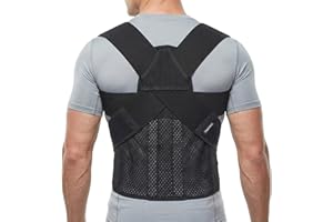 TitanGuard Posture Corrector for Women & Men, Breathable Adjustable Shoulder Straightener for Back, Neck & Shoulder Pain Reli