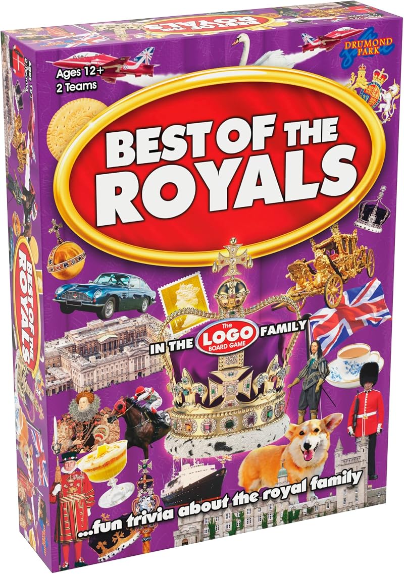 Drumond Park Best of the Royals LOGO Board Game 2-8 Players 12+ Years