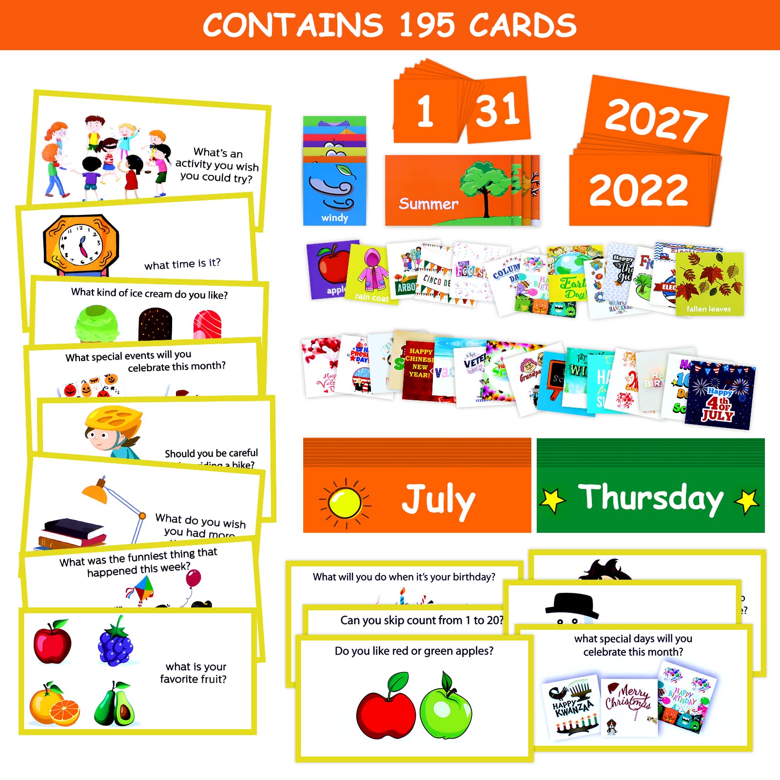Mua ABCxGOOD All About Today Circle Time Learning Center Pocket Chart ...