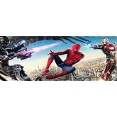 Cartoon Pattern Extended Gaming Mouse Pad, 31.5 x 11.8 Inches Non-Slip Keyboard Mat with Stitched Edge for Gaming &amp; Office (Spide)