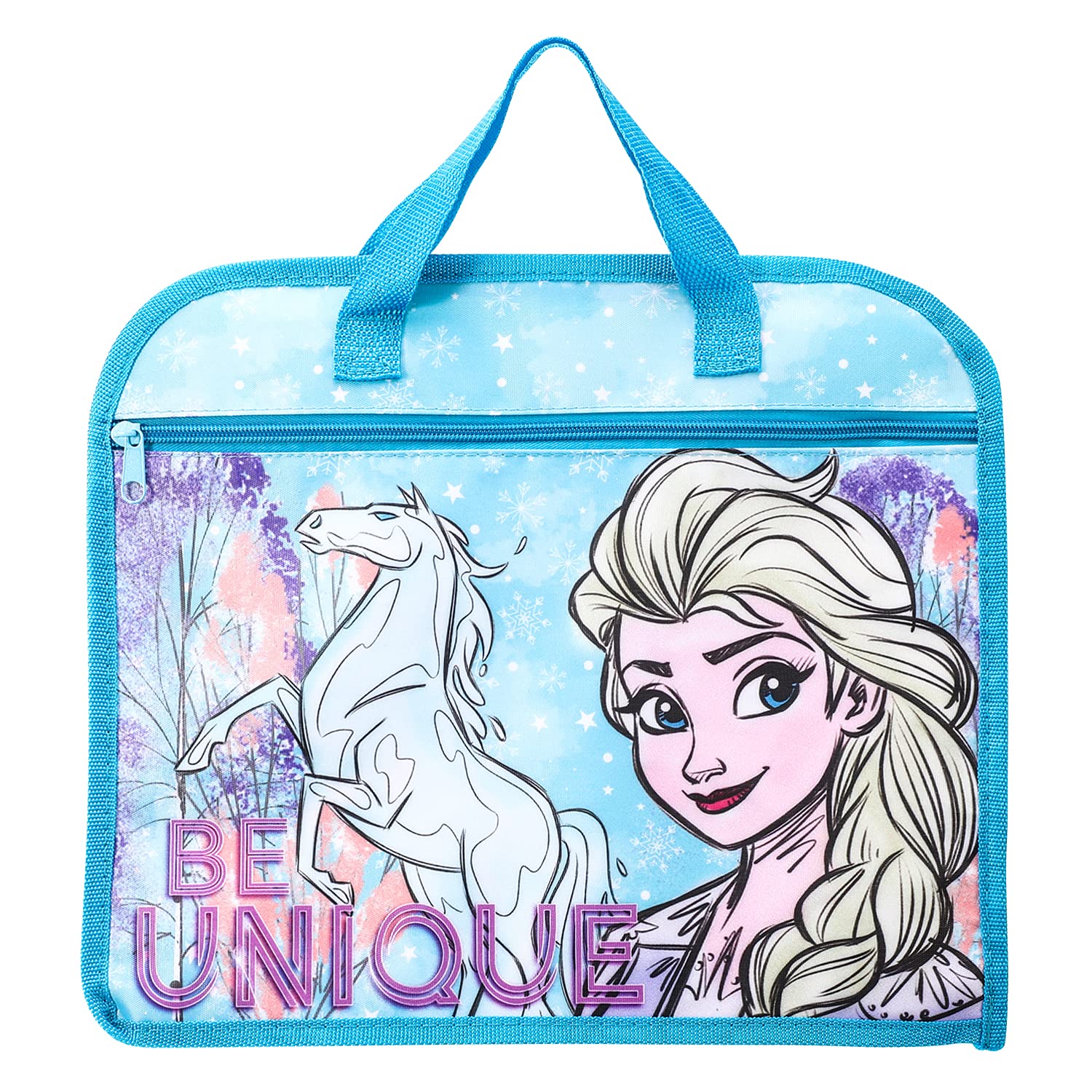 Frozen Kids Childrens Zipped School Book Bag Primary Reading Bag