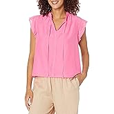 Velvet by Graham & Spencer Womens Melanie Silk Cotton Voile Top