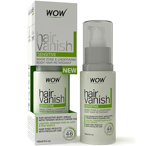 Buy Wow Hair Vanish Sensitive 100 Ml Online At Low Prices In