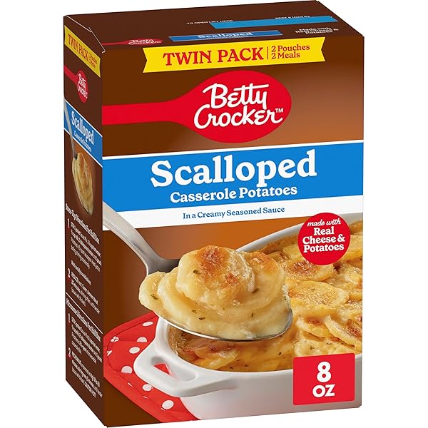 BETTY CROCKER SCALLOPED CASSEROLE POTATOES, MADE WITH REAL...