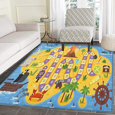 Kids Activity Rugs For Bedroom Finding Treasure Of The