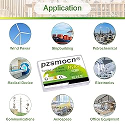 Pzsmocn 90 Pieces/30 Sets M8*10 mm Plastic White