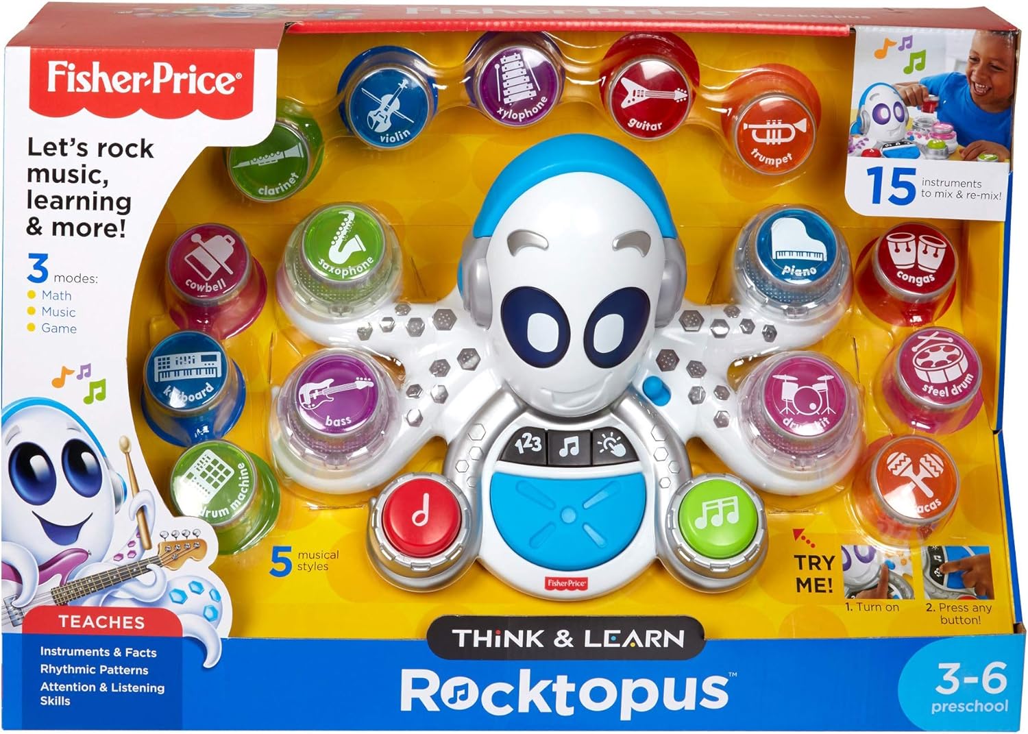 rocktopus by fisher price